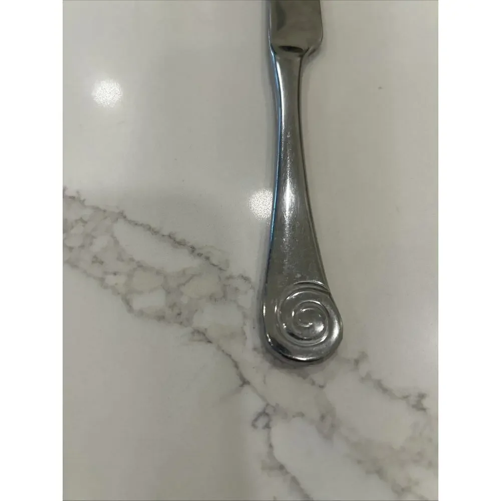 Robert Welch Helmick Glossy Korea‎ ammonite 18/10 stainless Dinner Knife